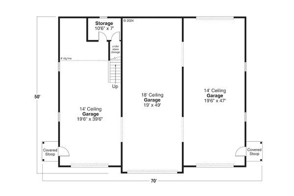 Traditional Floor Plan - Main Floor Plan #124-1376