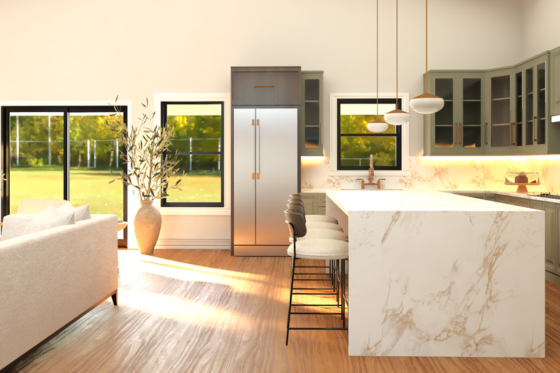House Plan Design - Interior - Kitchen for Farmhouse House Plan #1064-159 - 3 bed, 2 bath