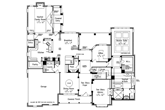 Floor Plan - Main Floor for Traditional House Plan #927-176 - 4 bed, 3.5 bath
