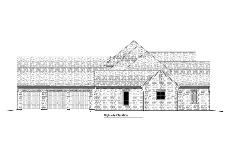 Architectural House Design - Exterior - Other Elevation 1 for Traditional House Plan #1081-29 - 5 bed, 5.5 bath