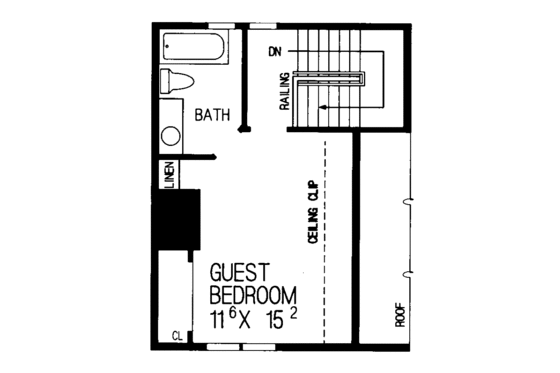 Floor Plan - Other Floor for Victorian House Plan #72-885 - 3 bed, 3.5 bath