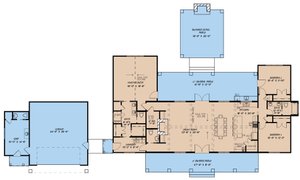 Craftsman Style House Plan - 3 Beds 2.5 Baths 2191 Sq/Ft Plan #923-142 ...