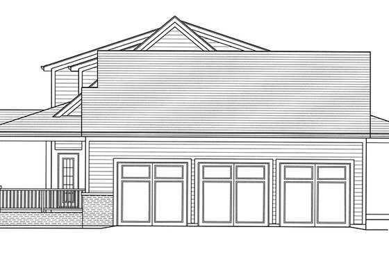 Exterior - Other Elevation for Traditional House Plan #46-852 - 4 bed, 2.5 bath