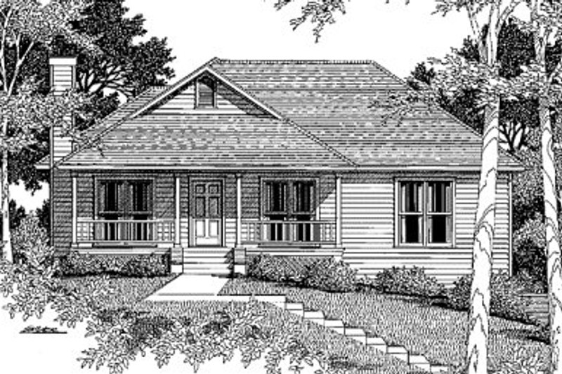 Dream House Plan - Traditional Exterior - Front Elevation Plan #41-113