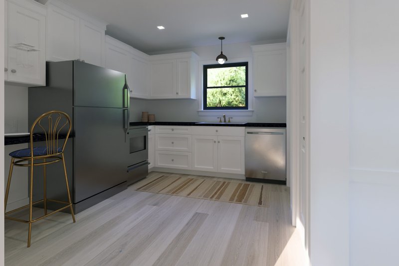 House Design - Interior - Kitchen for Farmhouse House Plan #1111-17 - 1 bed, 1 bath