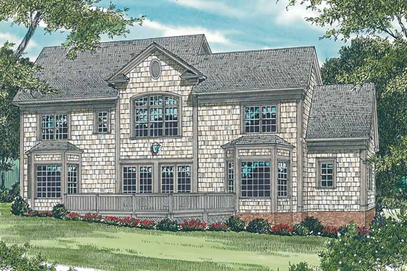 Home Plan - Exterior - Rear Elevation for Victorian House Plan #453-174 - 4 bed, 3.5 bath