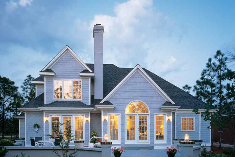 House Design - Exterior - Rear Elevation 1 for Traditional House Plan #929-110 - 3 bed, 2.5 bath