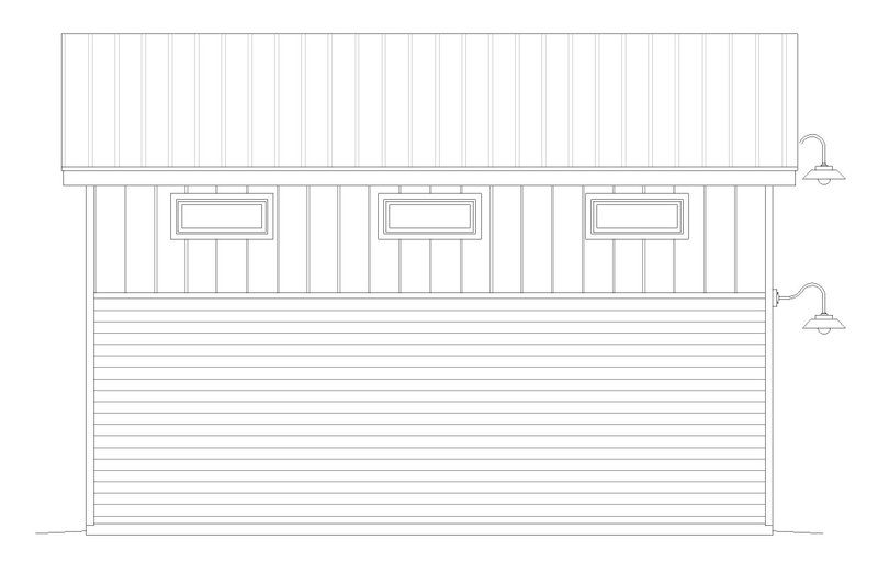 Architectural House Design - Exterior - Other Elevation 1 for Contemporary House Plan #932-90, 0 bath