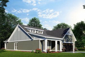 Exterior - Other Elevation for Cottage House Plan #923-246 - 3 bed, 2 bath