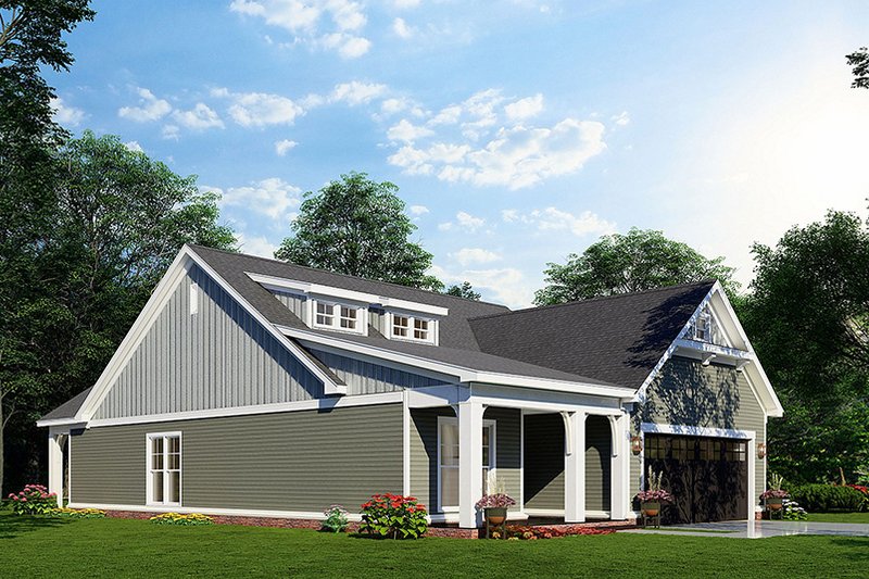 Dream House Plan - Exterior - Other Elevation for Cottage House Plan #923-246 - 3 bed, 2 bath