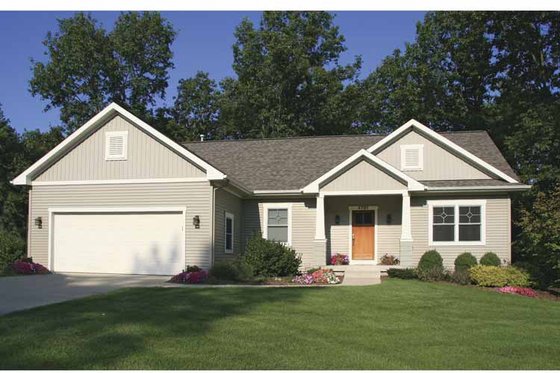 Exterior - Front Elevation 3 for Craftsman House Plan #928-120 - 3 bed, 3 bath