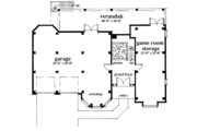 Mediterranean Style House Plan - 3 Beds 2.5 Baths 2689 Sq/Ft Plan #930-78 