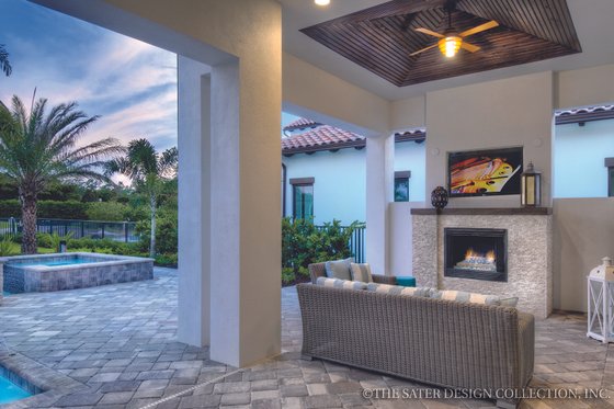 Exterior - Other Elevation for Mediterranean House Plan #930-444 - 3 bed, 3.5 bath