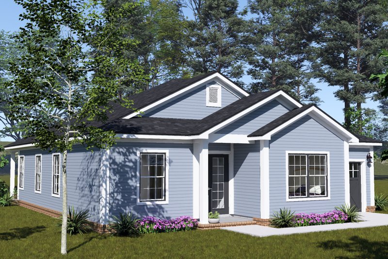 Architectural House Design - Exterior - Other Elevation 1 for Cottage House Plan #513-2467 - 4 bed, 3 bath
