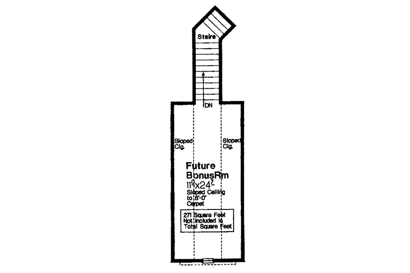 Home Plan - Floor Plan - Other Floor for Country House Plan #310-1230 - 3 bed, 2.5 bath