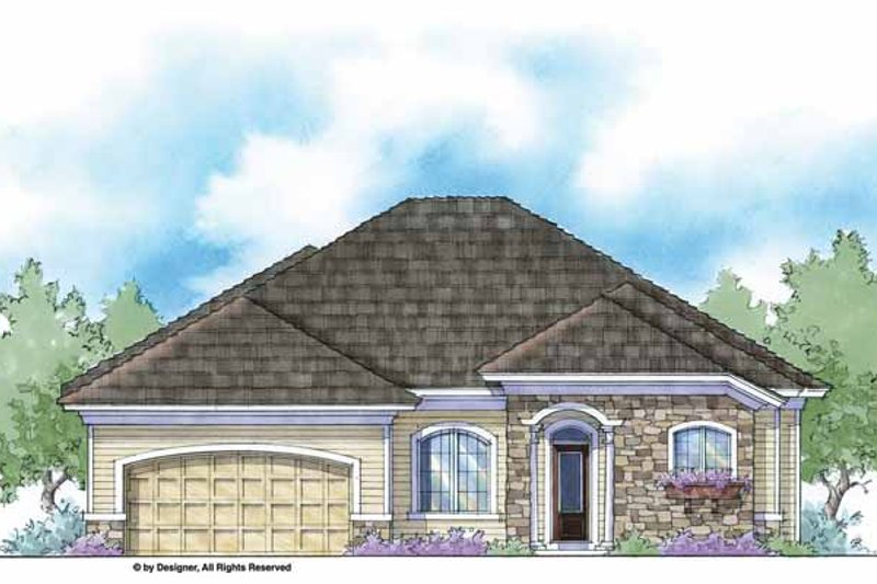 Home Plan - Country Exterior - Front Elevation Plan #938-35