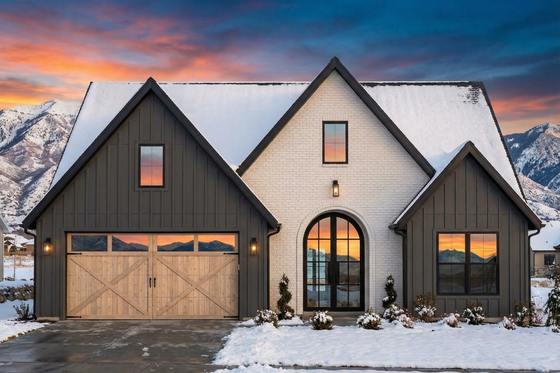 Exterior - Front Elevation 3 for Cottage House Plan #1096-138 - 4 bed, 3 bath