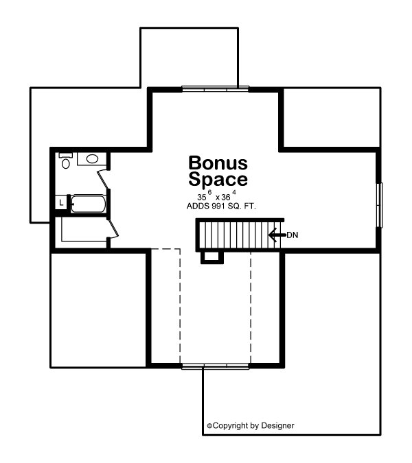 House Blueprint - Craftsman Floor Plan - Other Floor Plan #20-2468