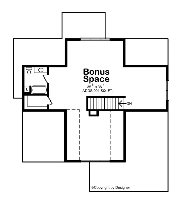 Craftsman Floor Plan - Other Floor Plan #20-2468