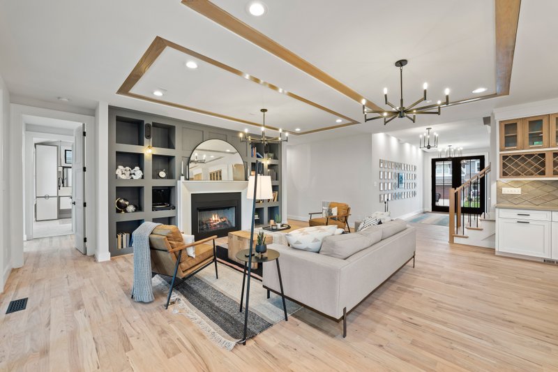 Architectural House Design - Interior - Family Room 1 for Farmhouse House Plan #1080-1 - 5 bed, 4 bath