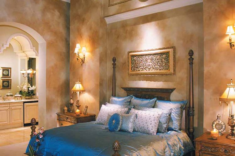 Home Plan - Interior - Master Bedroom for Mediterranean House Plan #930-330 - 4 bed, 4.5 bath