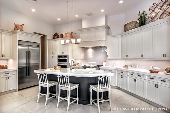 Interior - Kitchen for Mediterranean House Plan #930-473 - 4 bed, 4.5 bath