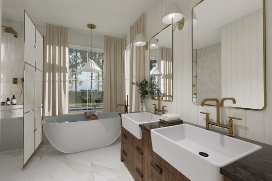 Interior - Bathroom 1 for Bungalow House Plan #23-2821 - 4 bed, 2.5 bath