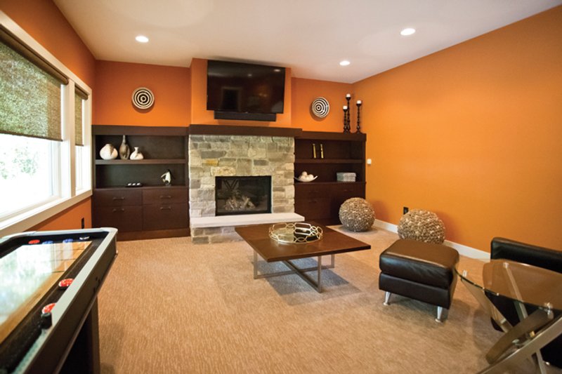 Architectural House Design - Interior - Family Room 1 for Contemporary House Plan #928-273 - 3 bed, 2.5 bath