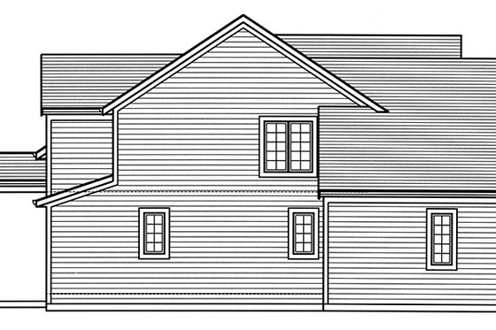 Exterior - Other Elevation 1 for Country House Plan #46-867 - 4 bed, 2.5 bath