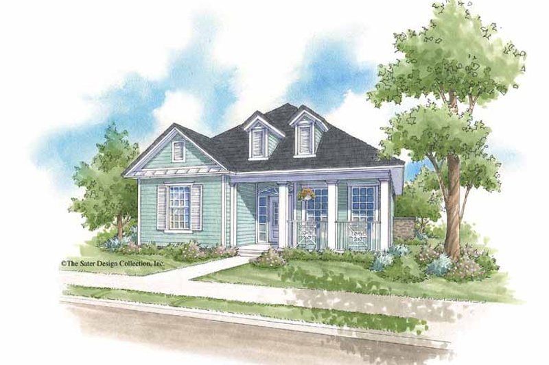 Architectural House Design - Country Exterior - Front Elevation Plan #930-397