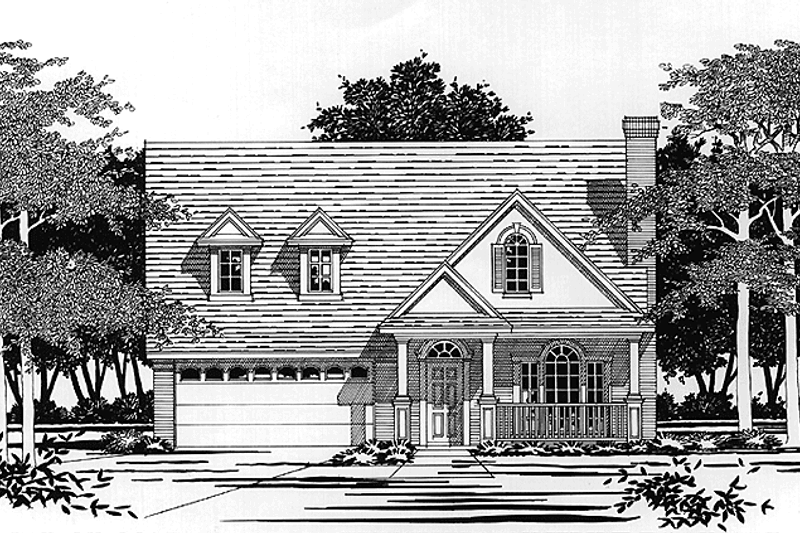 Dream House Plan - Exterior - Front Elevation Plan #472-71