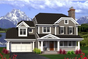 Traditional Exterior - Front Elevation Plan #70-1199