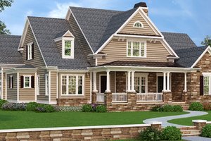 Farmhouse Exterior - Front Elevation Plan #927-978