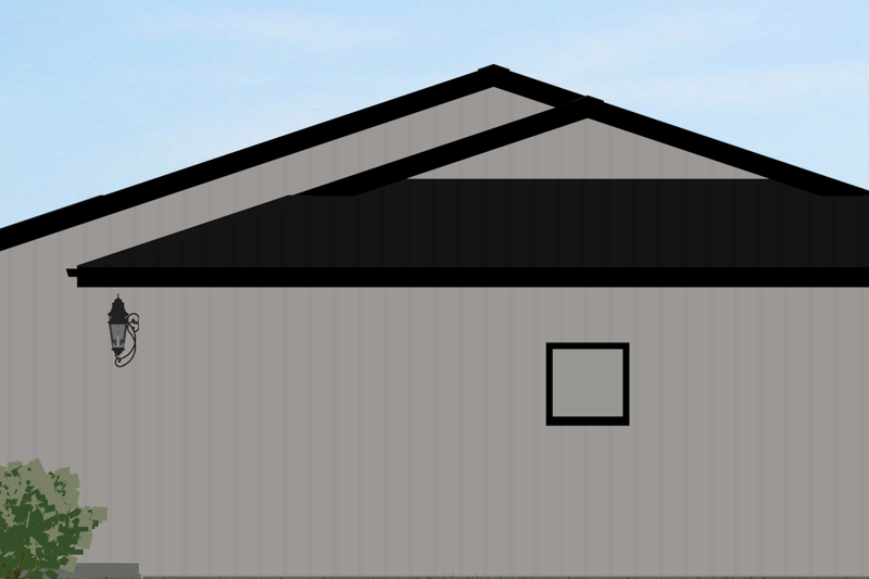 House Blueprint - Exterior - Other Elevation 1 for Contemporary House Plan #1109-25 - 3 bed, 2 bath