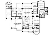 Craftsman Style House Plan - 4 Beds 4 Baths 4583 Sq/Ft Plan #413-122 