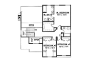 European Style House Plan - 3 Beds 2.5 Baths 1644 Sq/Ft Plan #67-122 