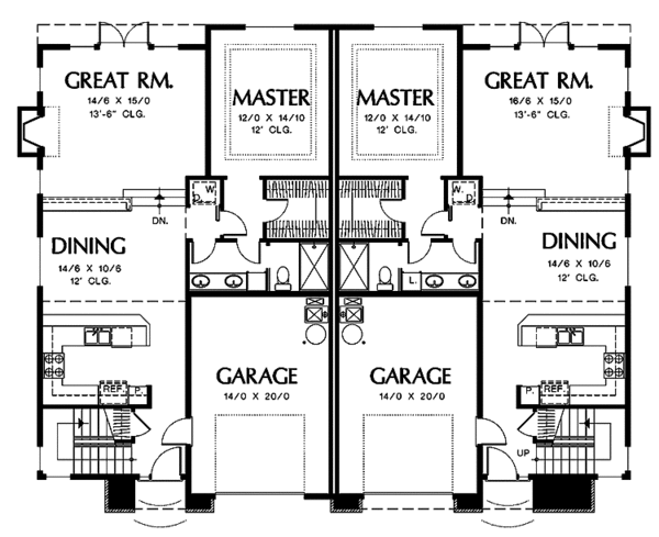 House Plan Design - Country Floor Plan - Main Floor Plan #48-823