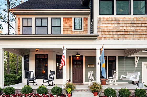 Exterior - Front Elevation 3 for Traditional House Plan #928-299 - 3 bed, 3.5 bath