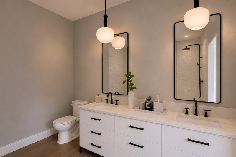 Home Plan - Interior - Master Bathroom 1 for Modern House Plan #1064-498 - 3 bed, 2 bath