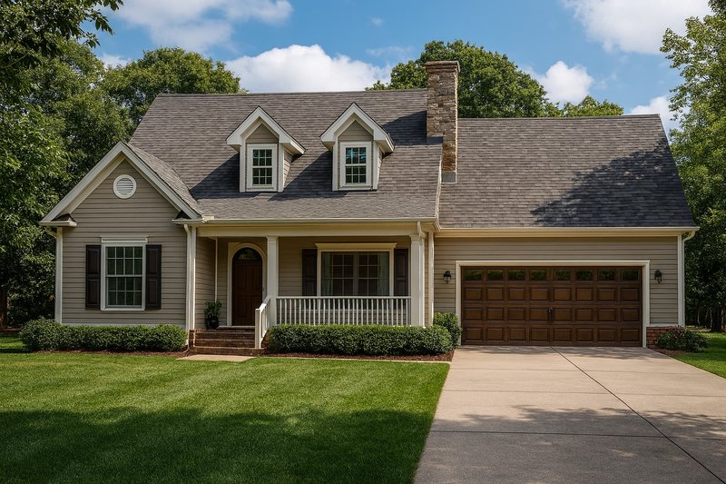 Dream House Plan - Country Exterior - Front Elevation Plan #17-561
