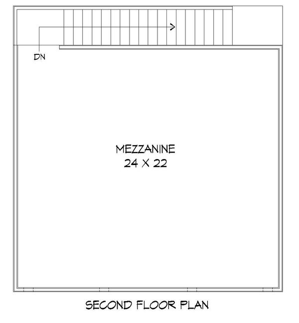 Contemporary Floor Plan - Upper Floor Plan #932-157