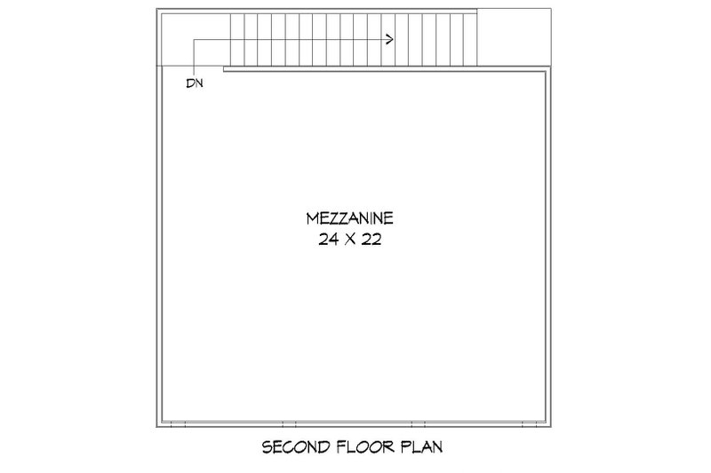 House Plan Design - Floor Plan - Upper Floor for Contemporary House Plan #932-157, 0 bath