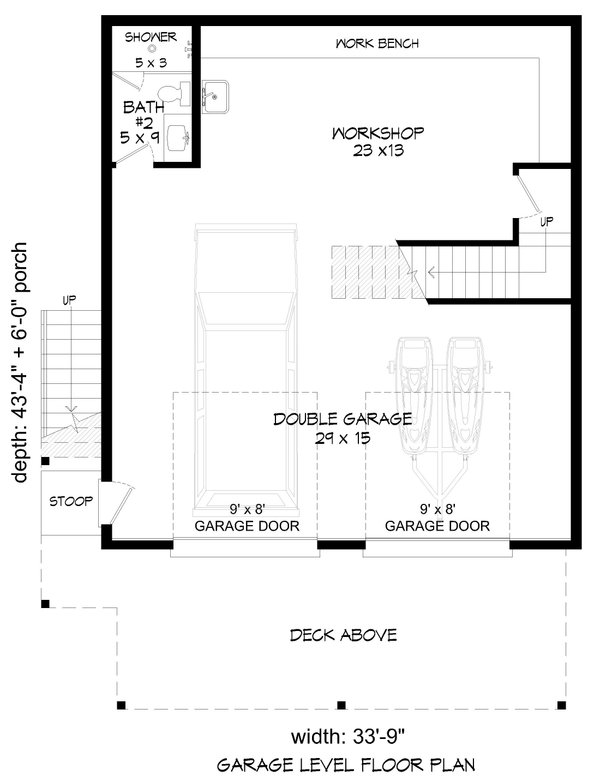 Home Plan - Contemporary Floor Plan - Main Floor Plan #932-798