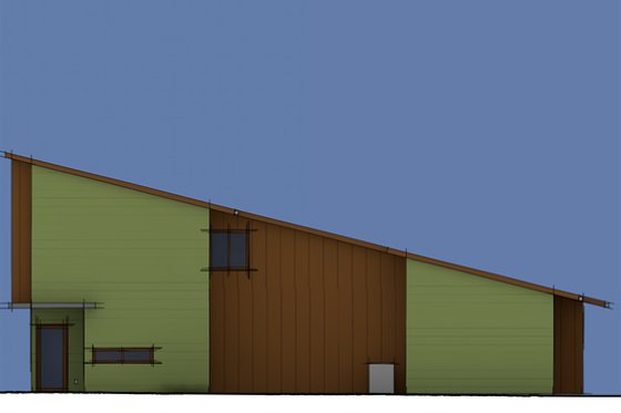 Modern 3 bedroom 1600 square feet house plan