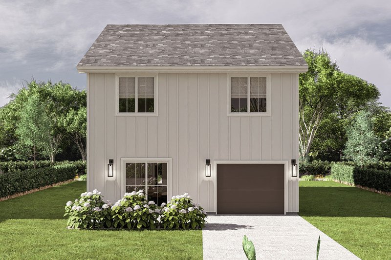 Home Plan - Exterior - Rear Elevation for Farmhouse House Plan #455-387 - 3 bed, 2.5 bath