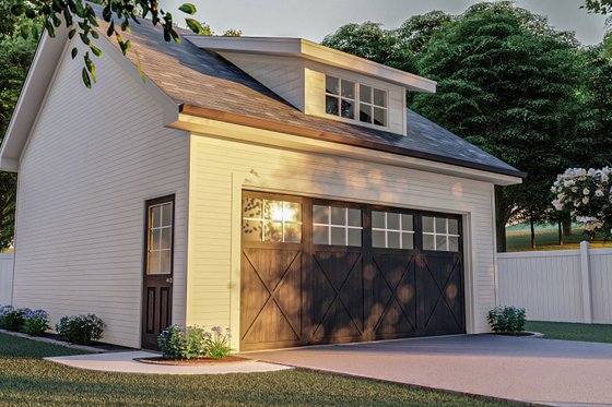 Exterior - Other Elevation for Cottage House Plan #455-71, 0 bath