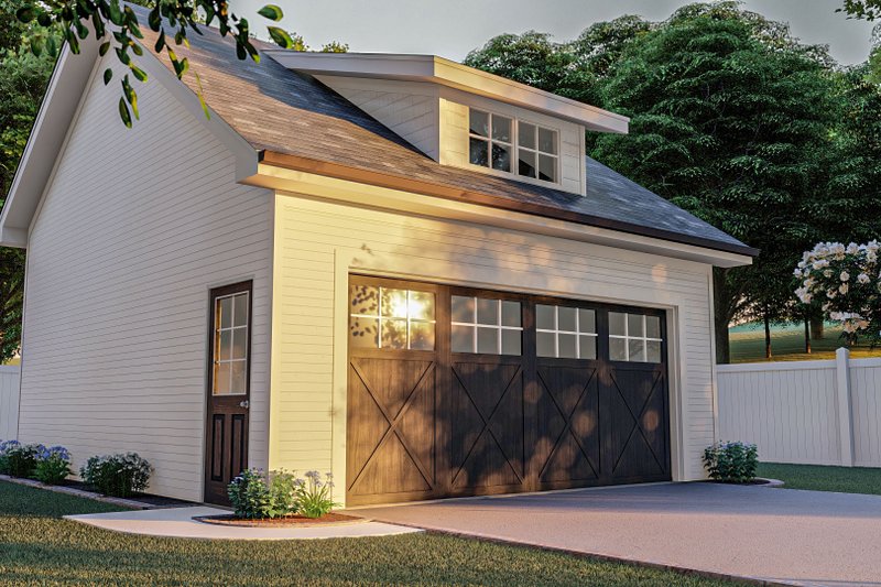 House Blueprint - Exterior - Other Elevation for Cottage House Plan #455-71, 0 bath