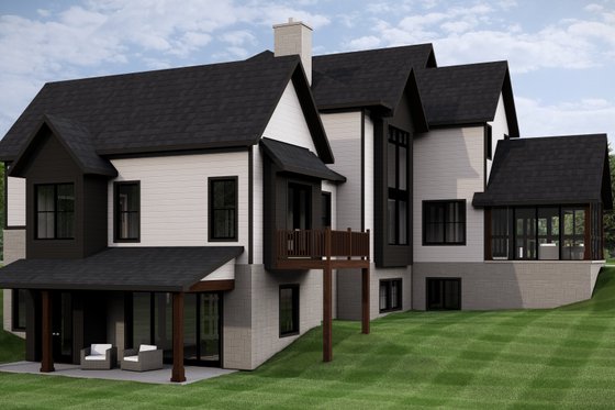 Exterior - Other Elevation 1 for Farmhouse House Plan #1064-297 - 5 bed, 3.5 bath