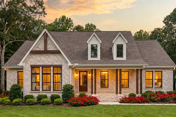 Modern Farmhouse Plan with Outdoor Living