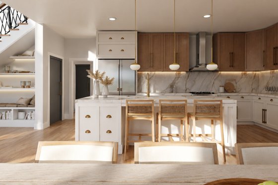 Interior - Kitchen 1 for Barndominium House Plan #1064-313 - 5 bed, 3 bath